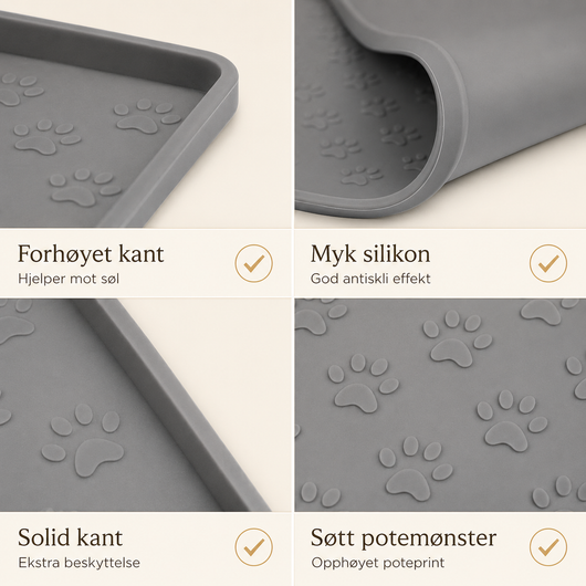 Pet Feeding Mat in Waterproof Silicone