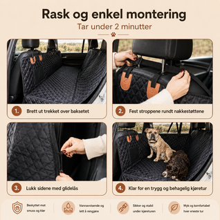 Lounge Rear Seat – Dog Cover for Car
